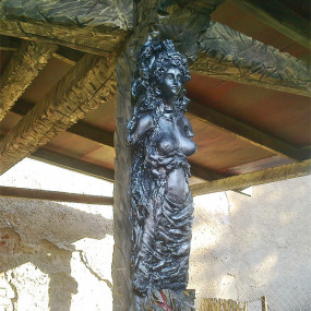 Beautiful sculpture from epoxid